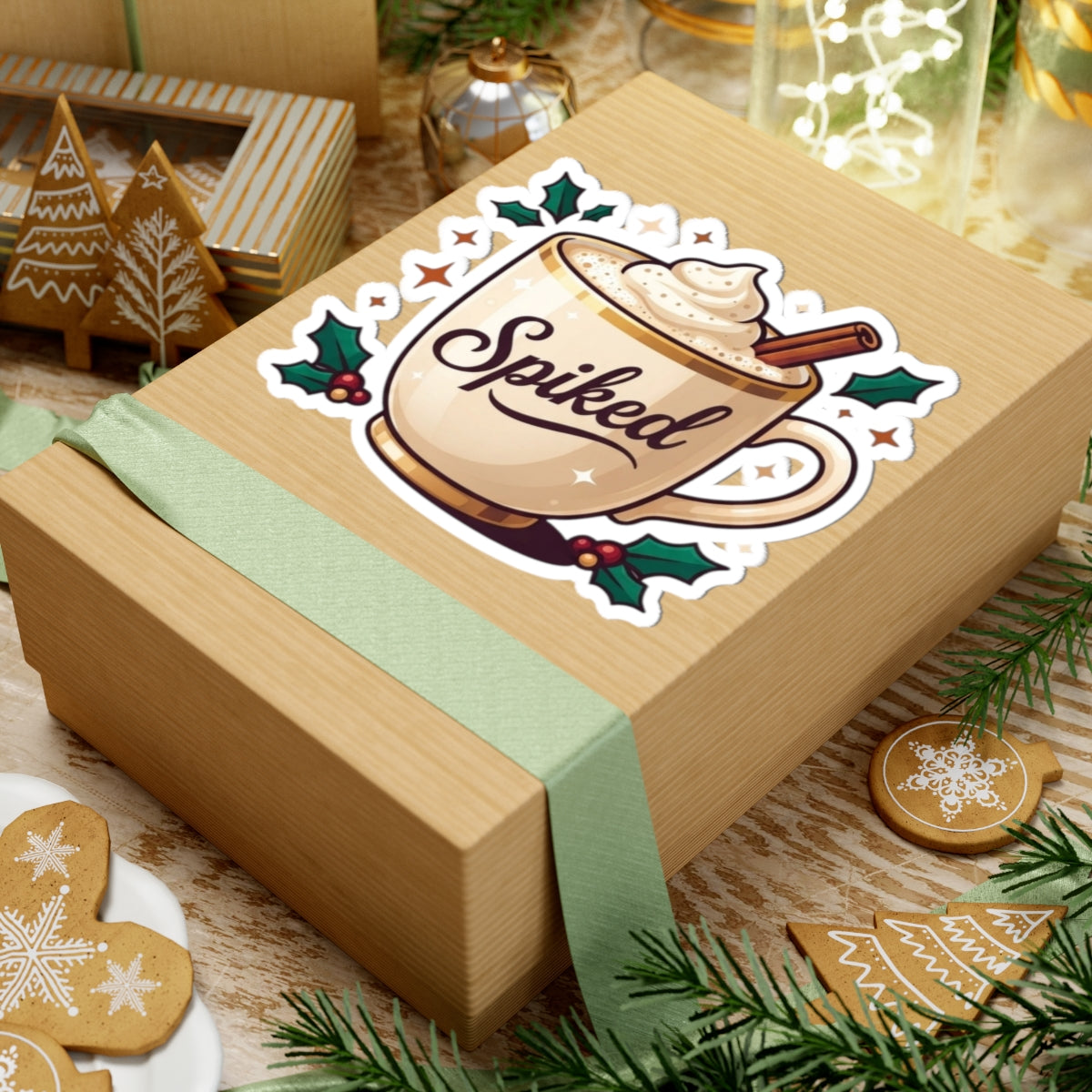 "Spiked Eggnog" Sticker