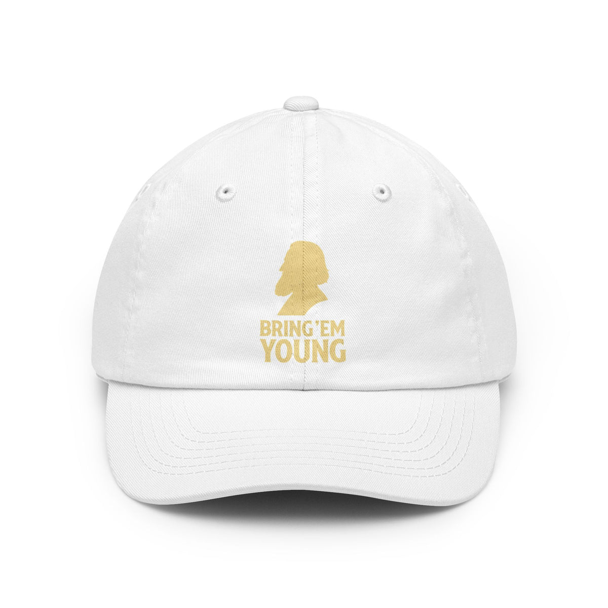 Color: White | Bring Em Young Dad Hat