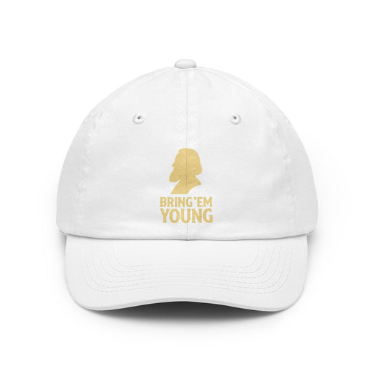 Color: White | Bring Em Young Dad Hat