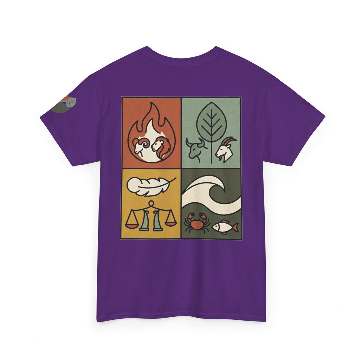 "Four Elements- Fire, Earth, Air, Water" Premium Graphic Tee