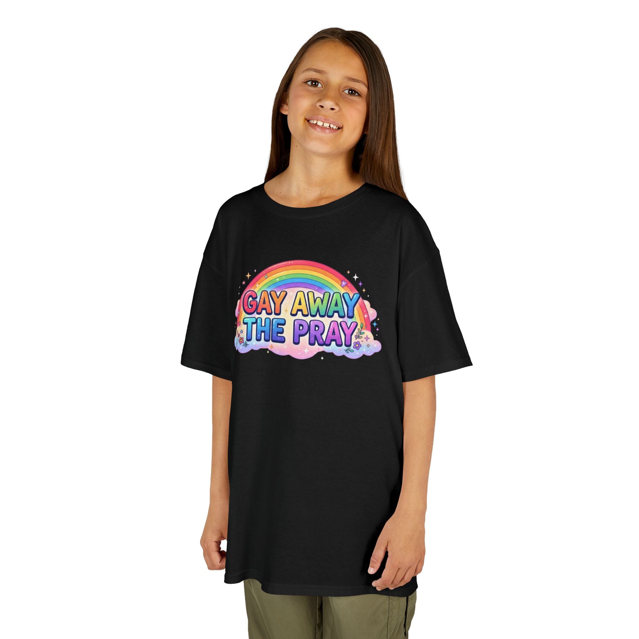 "Gay Away The Pray" Kids Tee