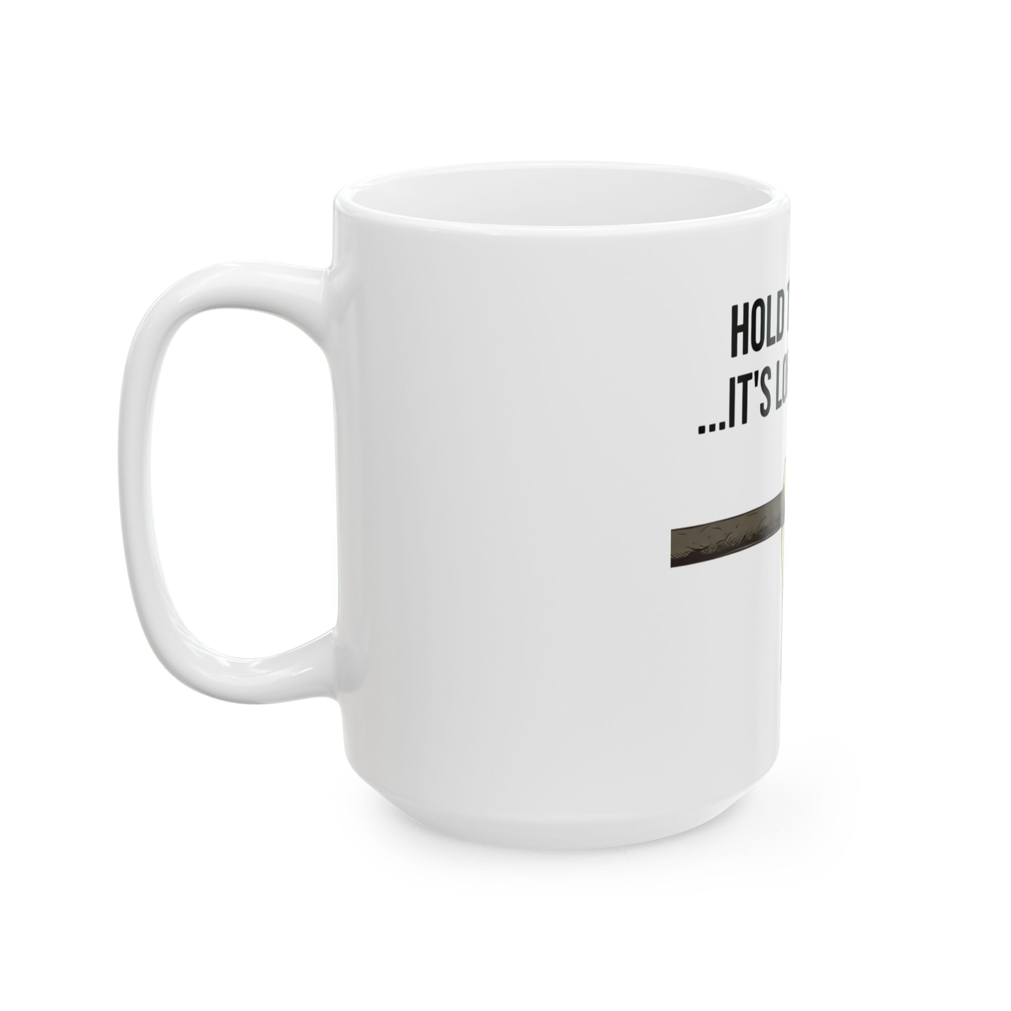 "Hold to the Rod" White Ceramic Mug