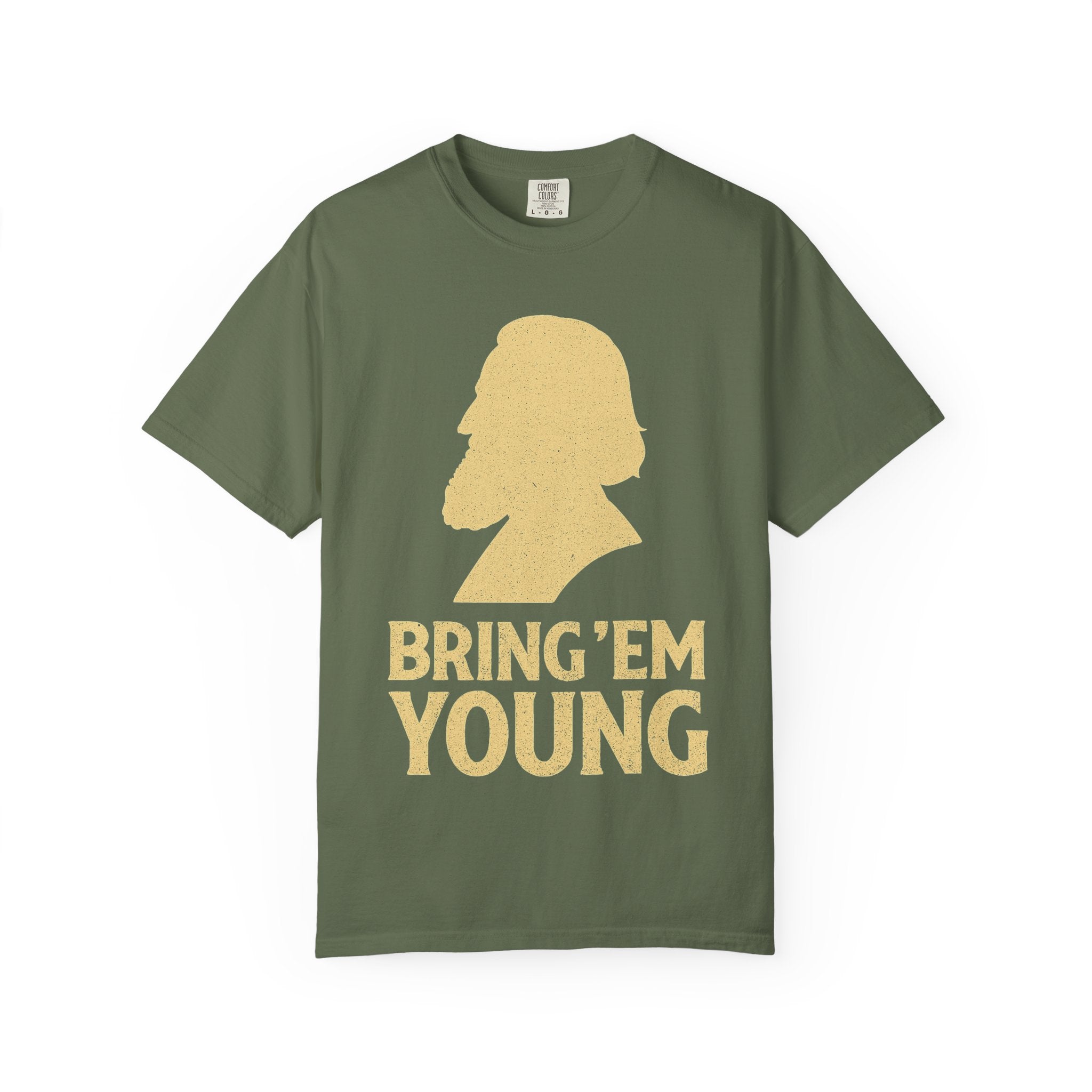 "Bring 'Em Young" Unisex Garment-Dyed T-shirt