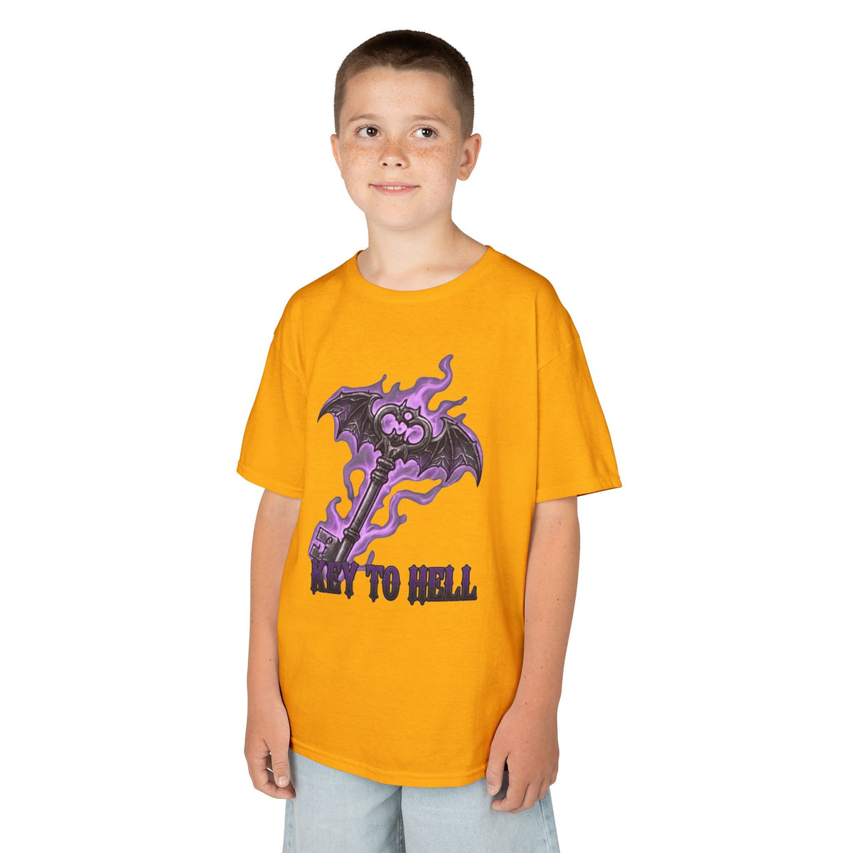 Color: Gold | Skeleton Key Kids Tee