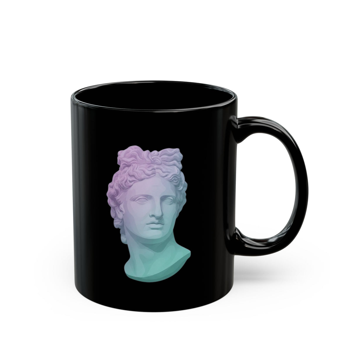 "Dreamscape" Black Ceramic Mug — Graphic
