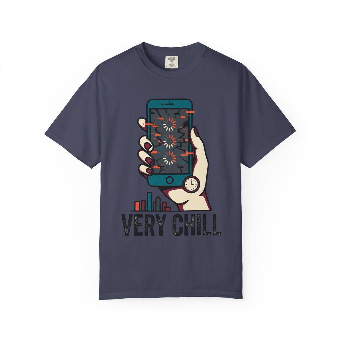 Color: Denim | Very Chill Unisex Garment-Dyed Tee