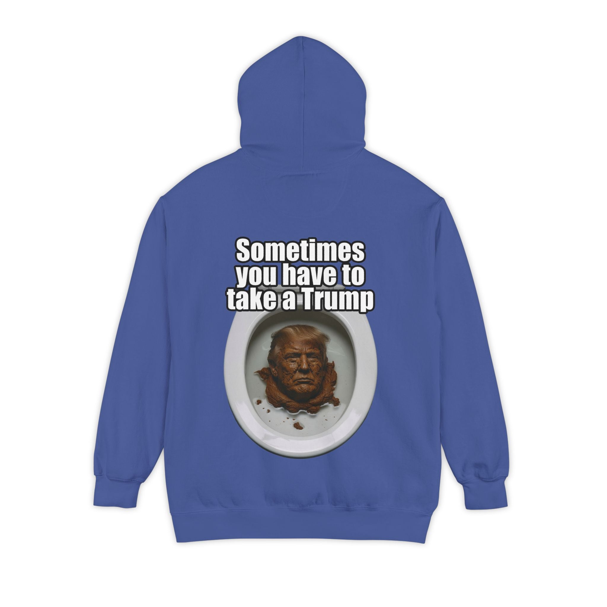 "Sometimes You Have to Take A Trump" Garment-Dyed Hoodie