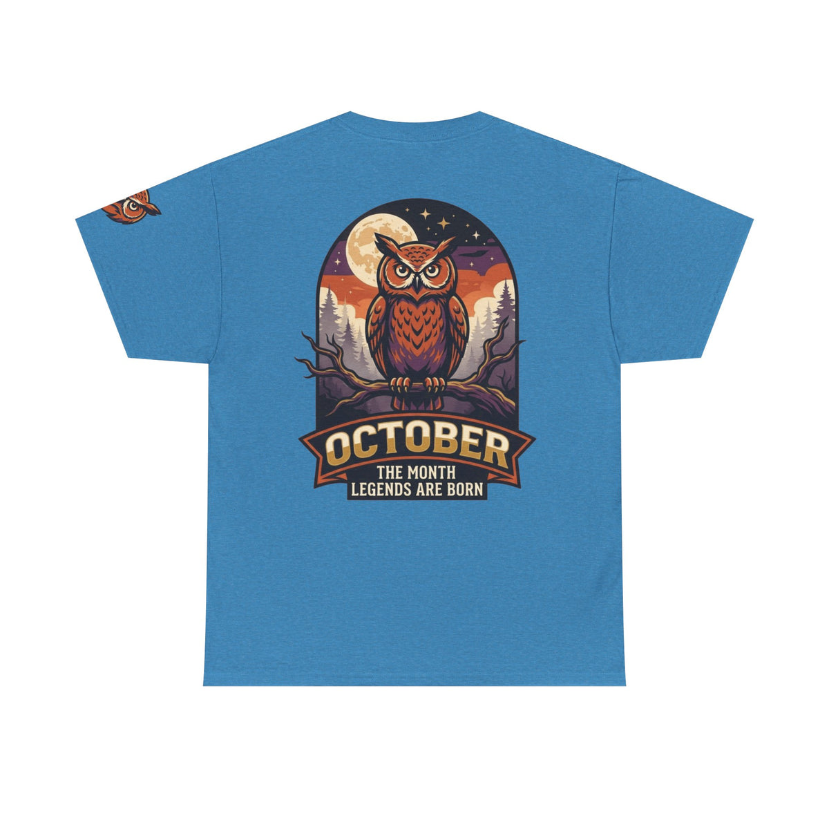 Color: Heather Sapphire | October Legend Premium Graphic Tee