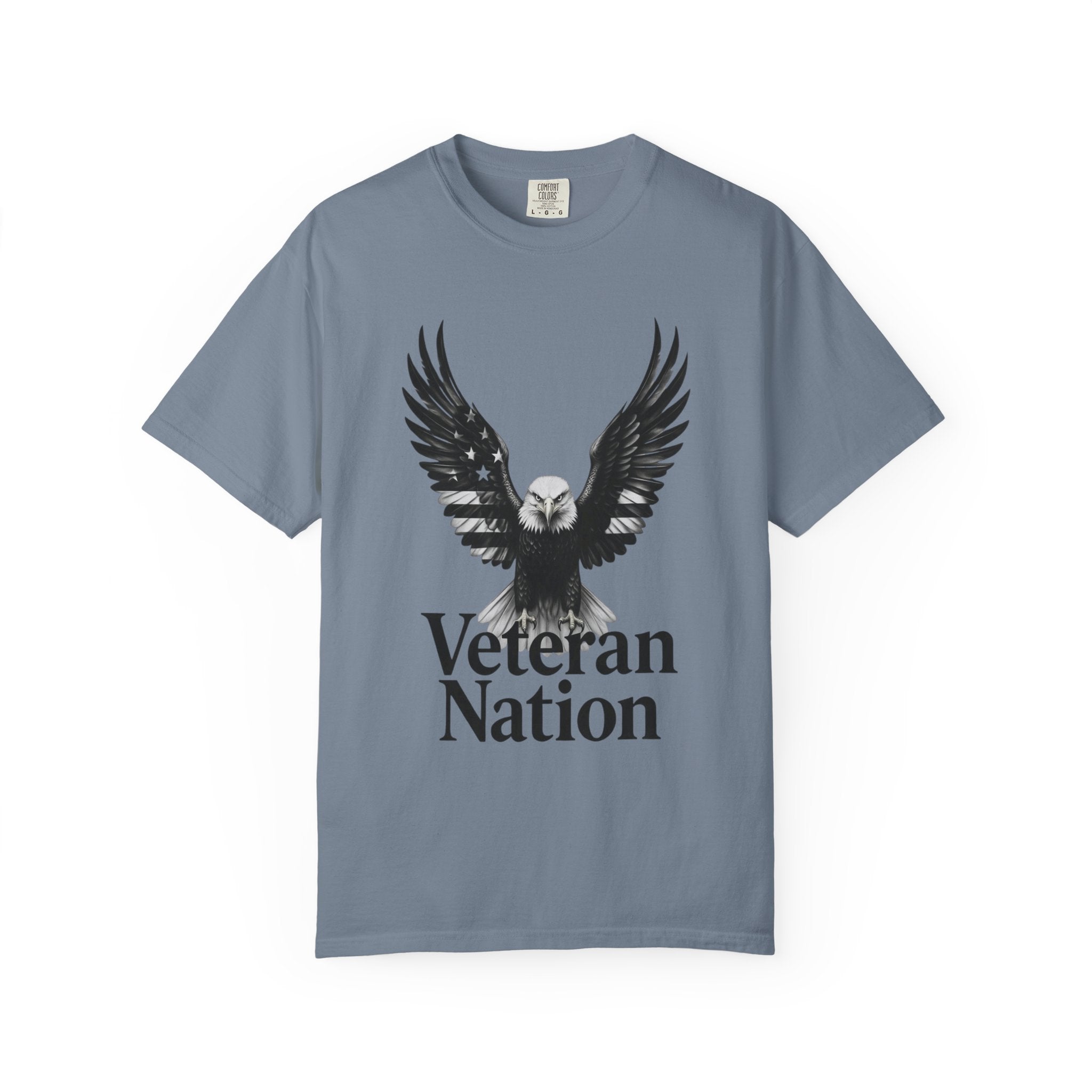 "Veteran Nation" Unisex Garment-Dyed T-shirt