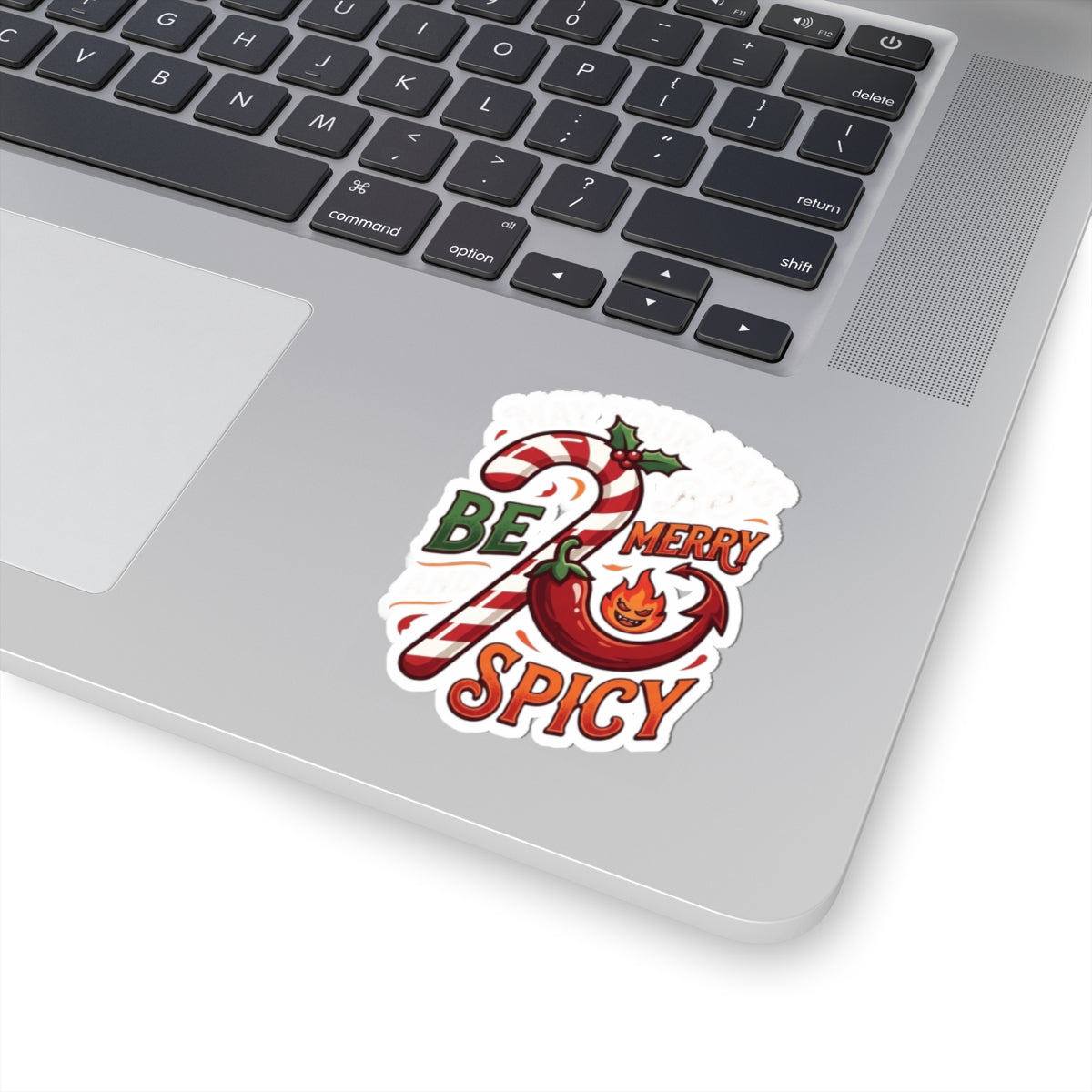 "May Your Days Be Merry and Spicy" Sticker — Main