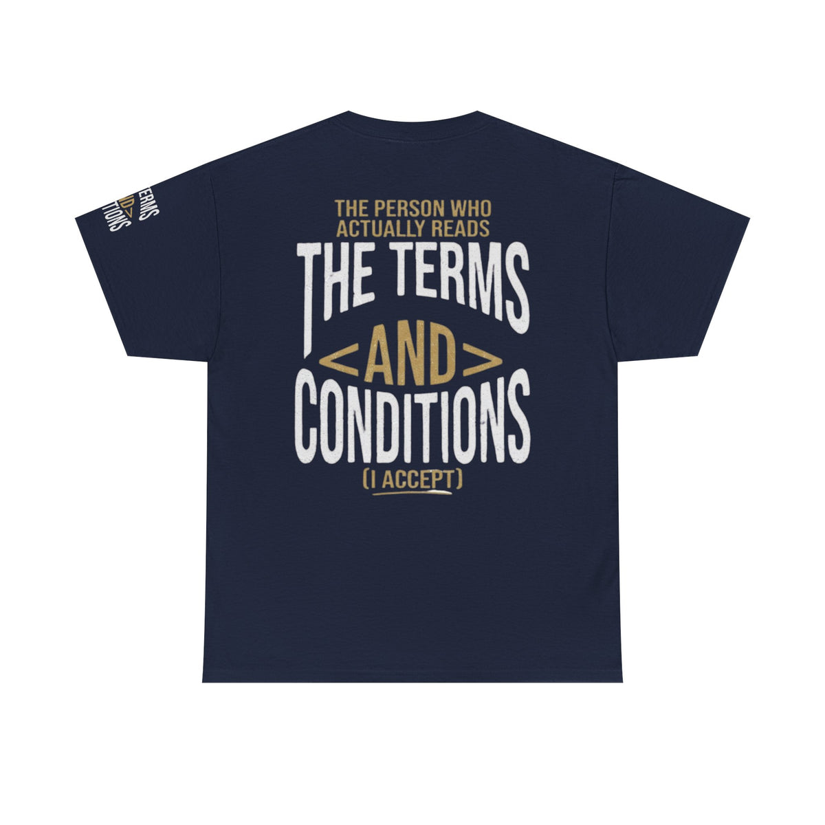 Color: Navy | Terms and Conditions Premium Graphic Tee