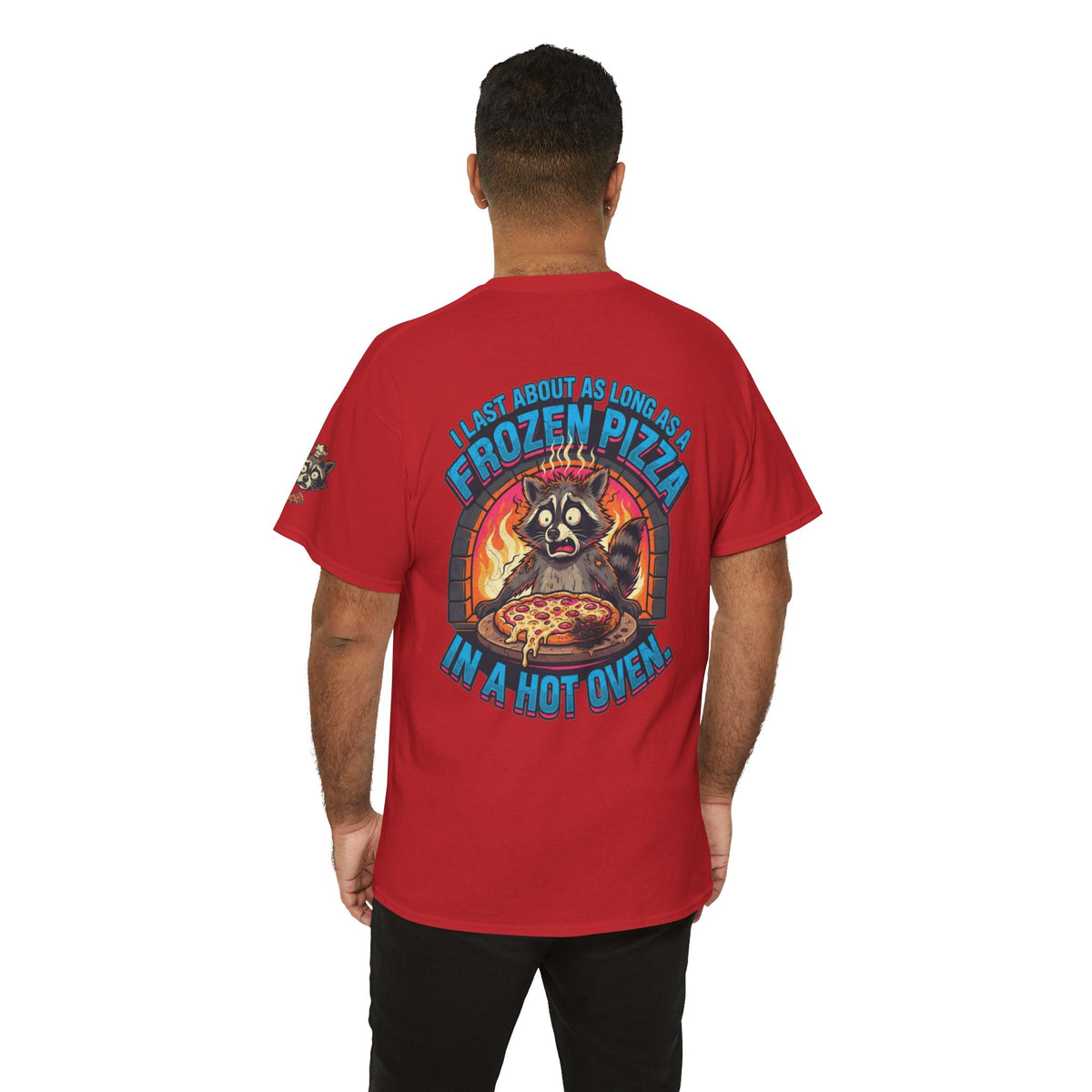 Color: Red | Frozen Pizza in a Hot Oven Premium Graphic Tee