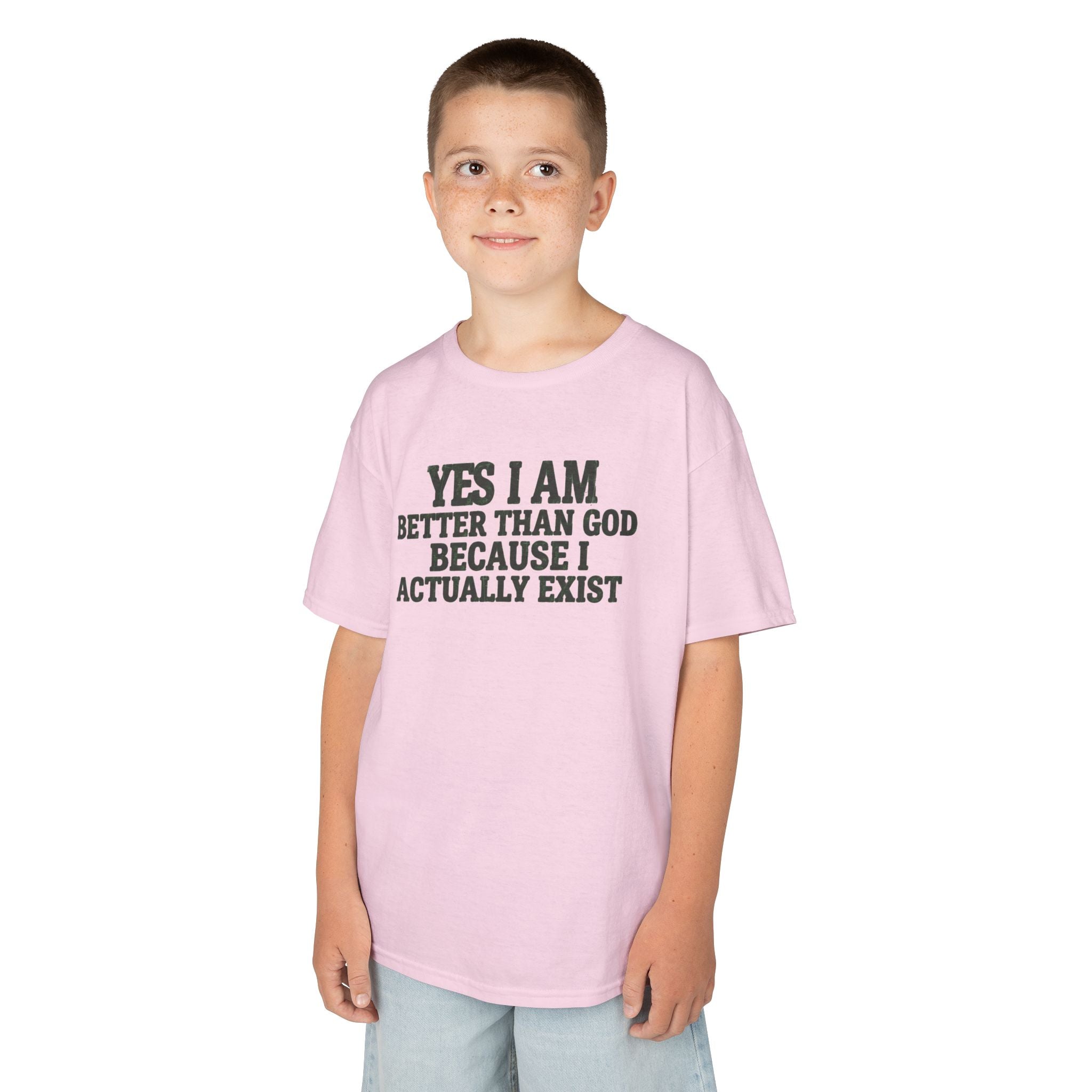 "Better than God" Kids Tee