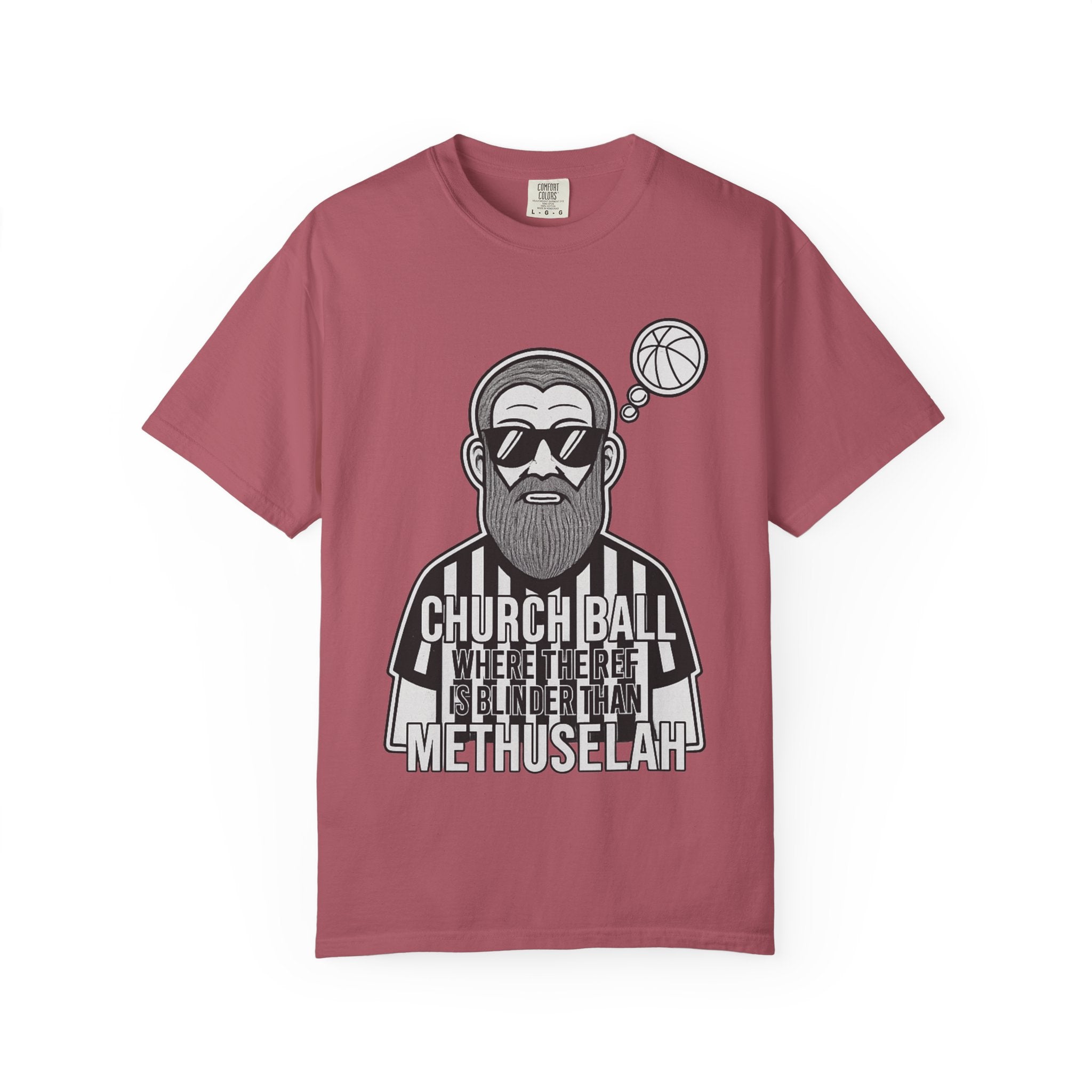 "Church Ball: Blinder Than Methuselah" Unisex Garment-Dyed T-shirt