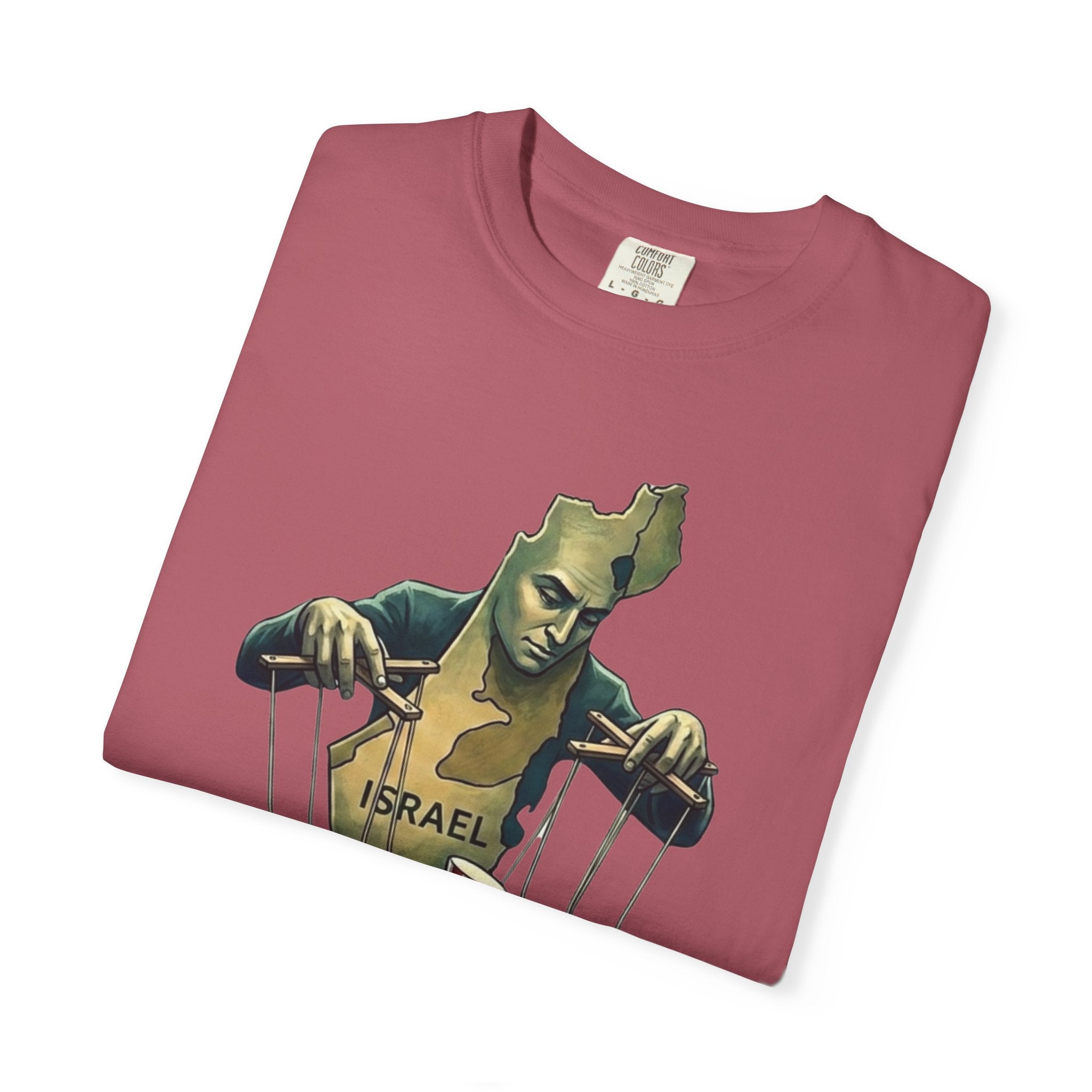 "The Global Puppet Master" Unisex Garment-Dyed T-shirt