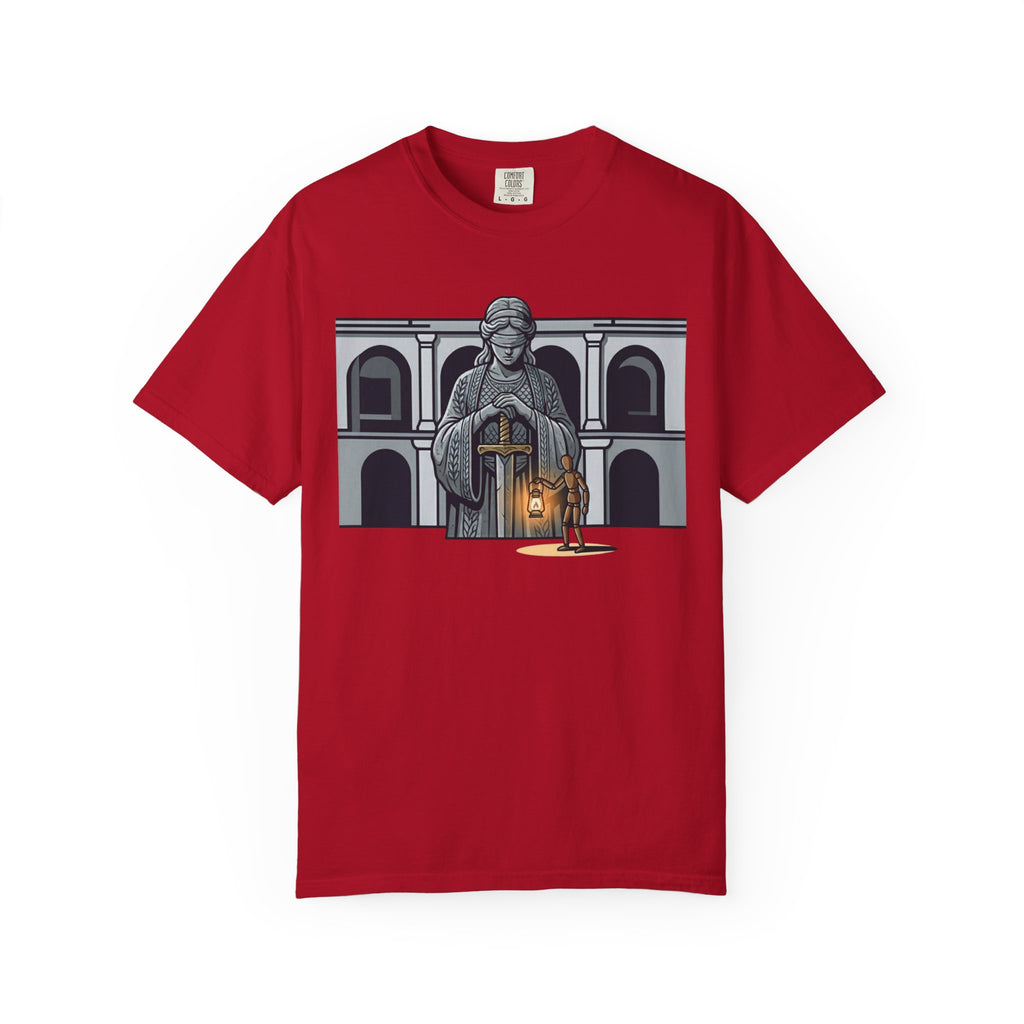 "Blind Justice" Unisex Garment-Dyed Tee