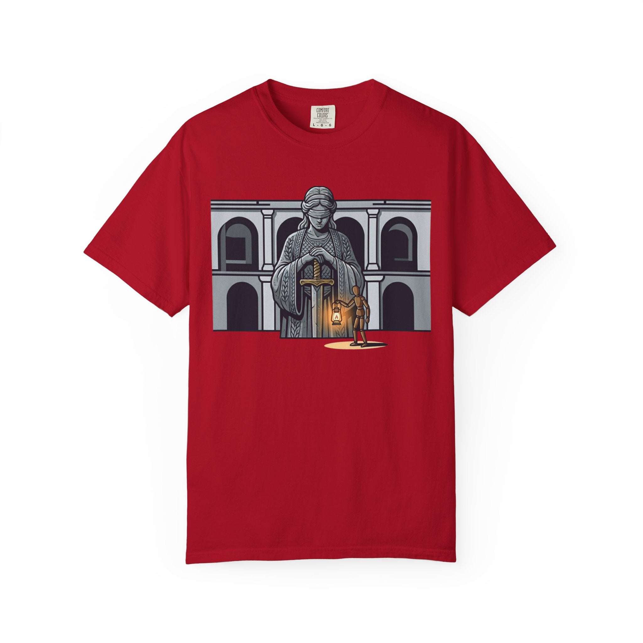 "Blind Justice" Unisex Garment-Dyed Tee