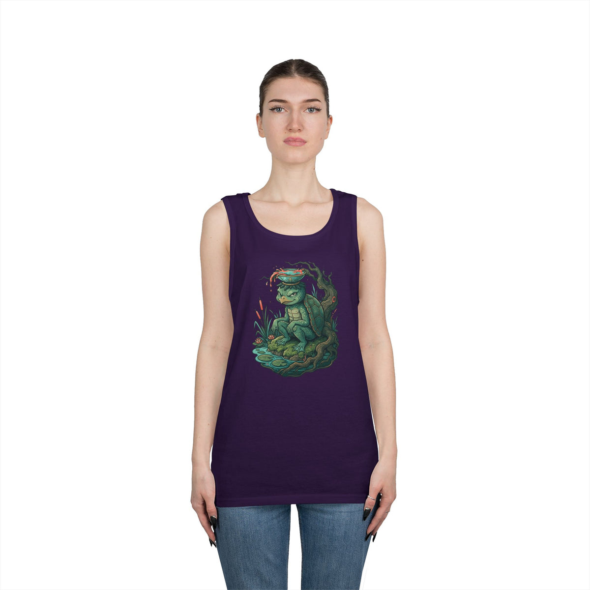 Color: Purple | Kappa (Japanese Folklore) Tank Top