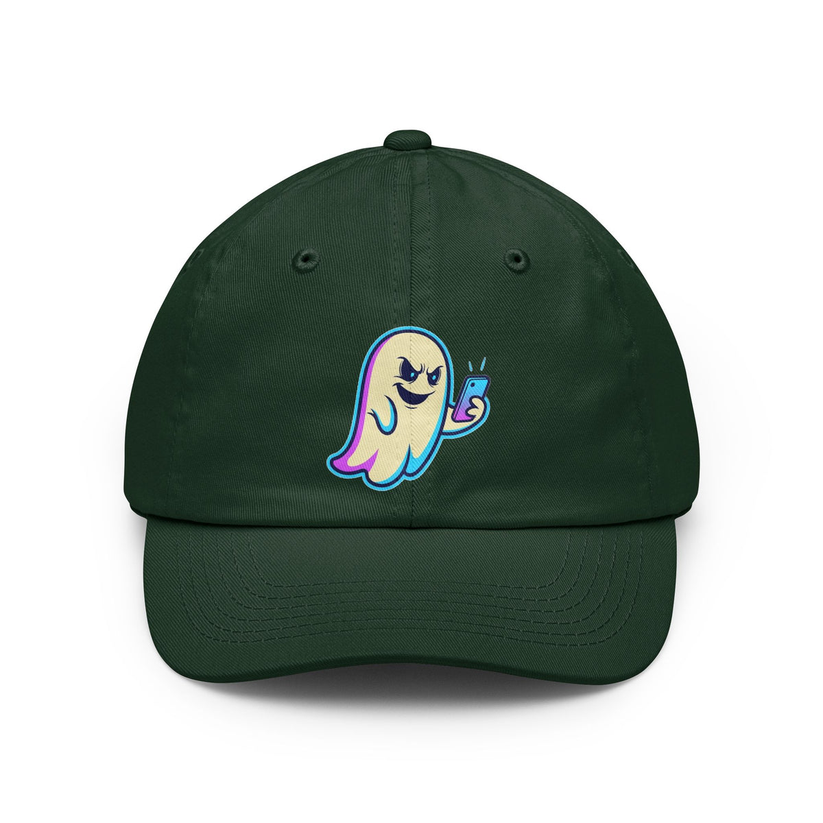 Color: Forest Green | Ghosting Dad Hat — Graphic