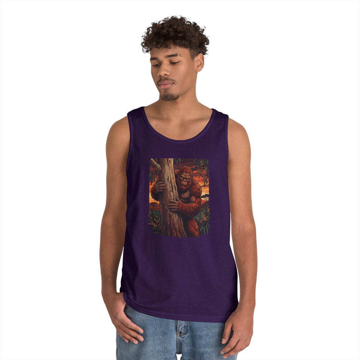 Color: Purple | Yowie (Australian Folklore) Tank Top