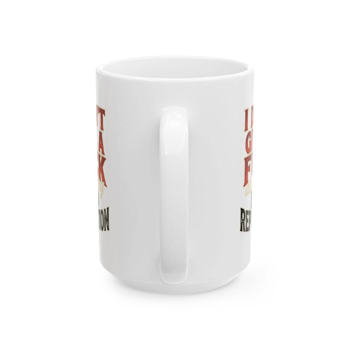 "Bad Reputation" White Ceramic Mug