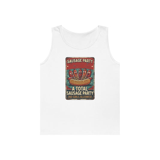 Color: White | Sausage Party Tank Top