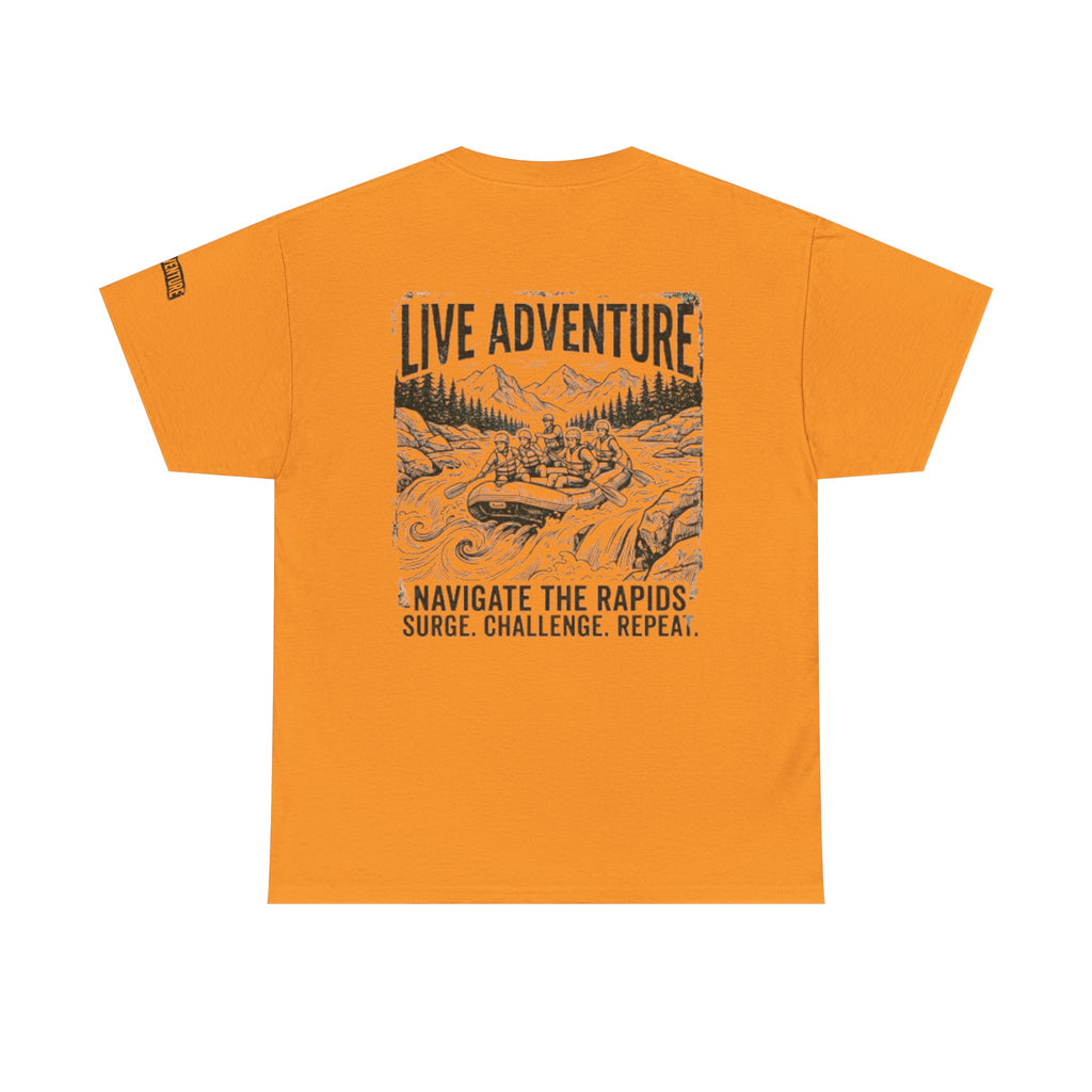 "Live Adventure - Rafting" Premium Graphic Tee