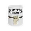 "Hold to the Rod" White Ceramic Mug
