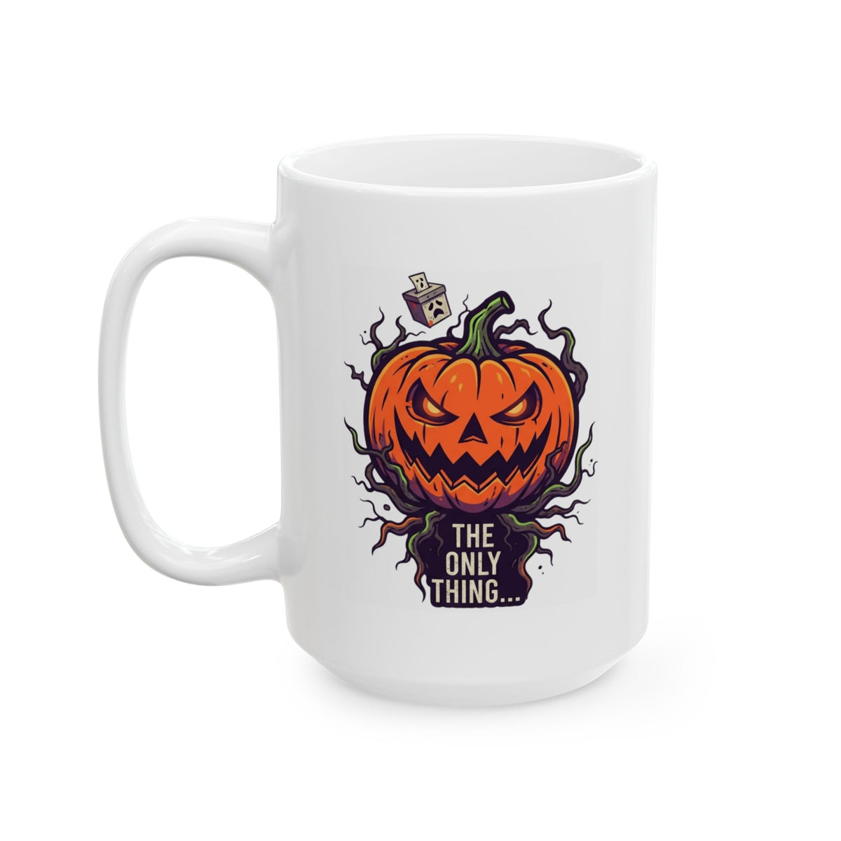 "Current Politics" White Ceramic Mug — Graphic