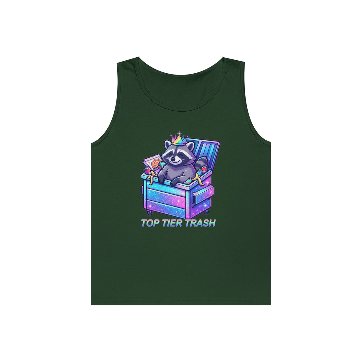 Color: Forest Green | Top Tier Trash Tank Top