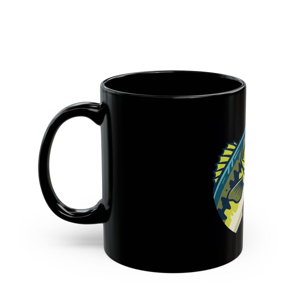 "Jerk Until She Swallows" Black Ceramic Mug — Graphic