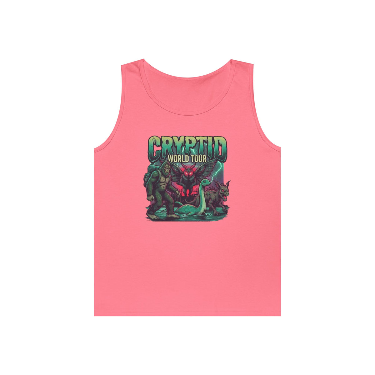 "Puzizia (Global-Cryptid Mashup) Cryptid World Tour" Tank Top