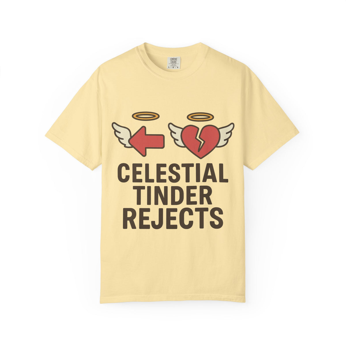 Color: Banana | Celestial Tinder Rejects Unisex Garment-Dyed T-shirt