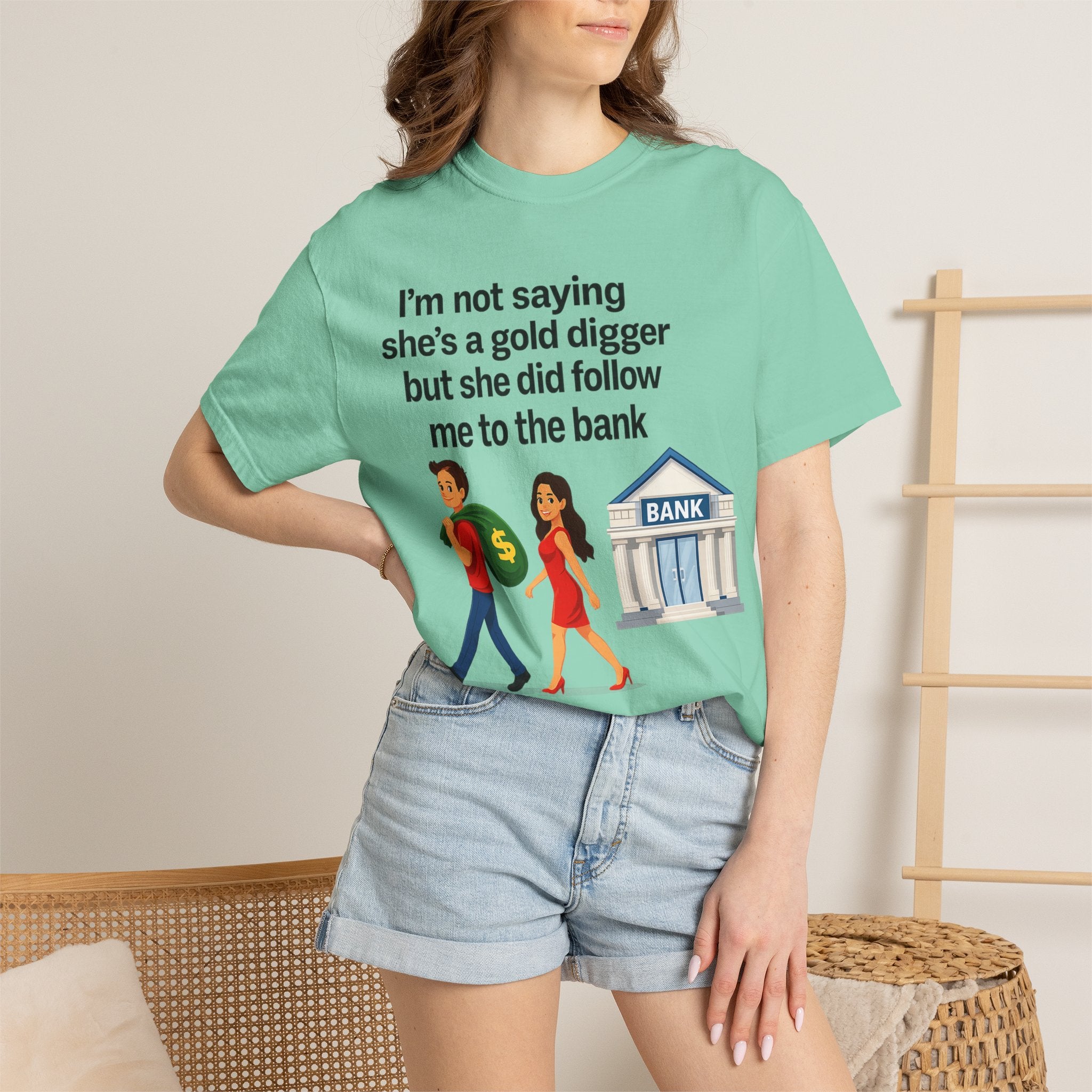 "Gold Digger" Unisex Garment-Dyed T-shirt