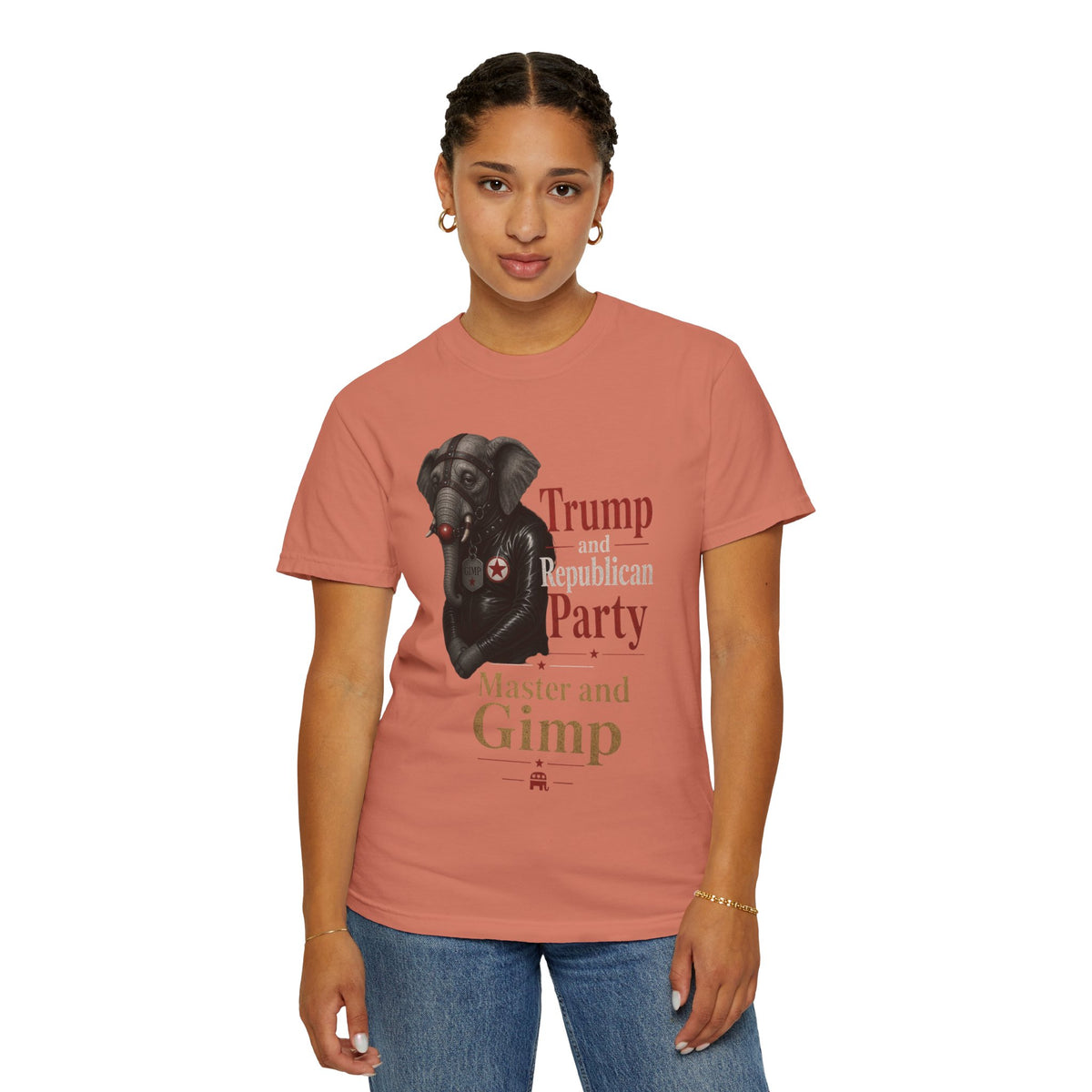 Color: Terracotta | Master and Gimp Unisex Garment-Dyed Tee