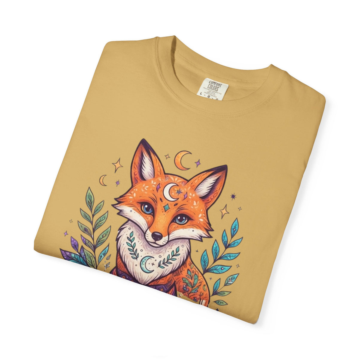 "Hippy Fox" Unisex Garment-Dyed Tee