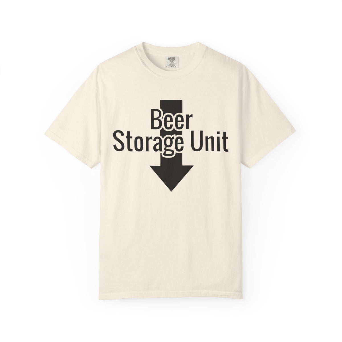 Color: Ivory | Beer Storage Unit Unisex Garment-Dyed T-shirt