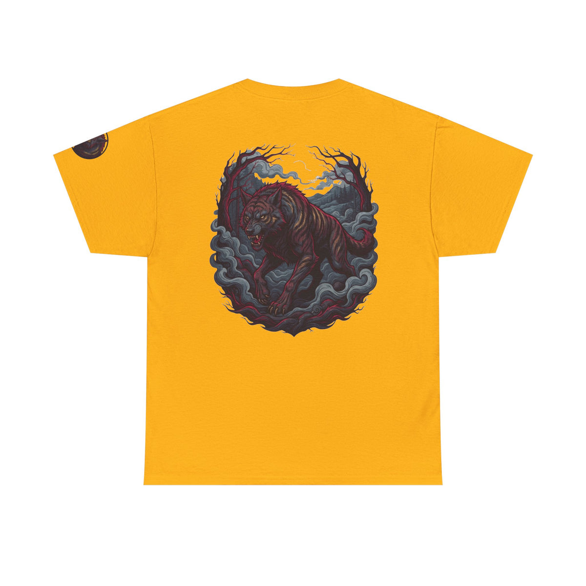 Color: Gold | The Beast of Gévaudan (France) Premium Graphic Tee
