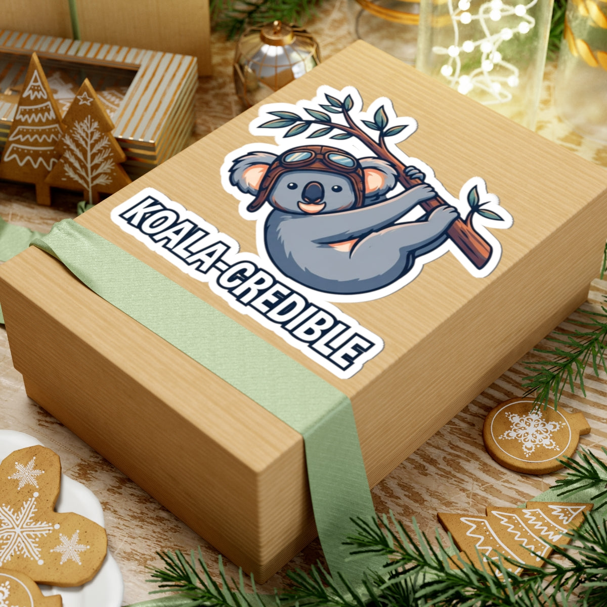 "Koala Credible" Sticker — Main
