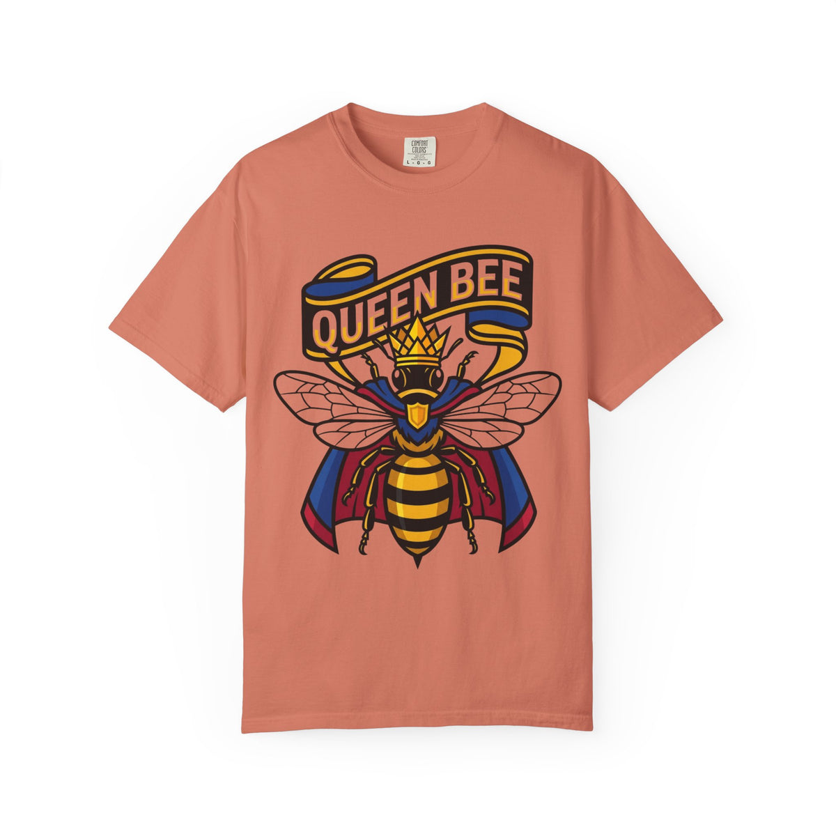 Color: Terracotta | Queen Bee Unisex Garment-Dyed Tee