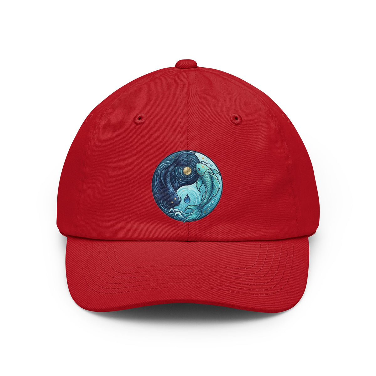 Color: Red | Yin Yang Pisces Dad Hat