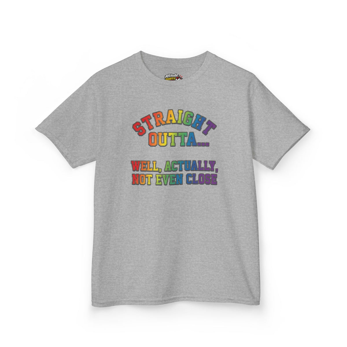 Color: Sport Grey | Straight Outta Not Even Kids Tee