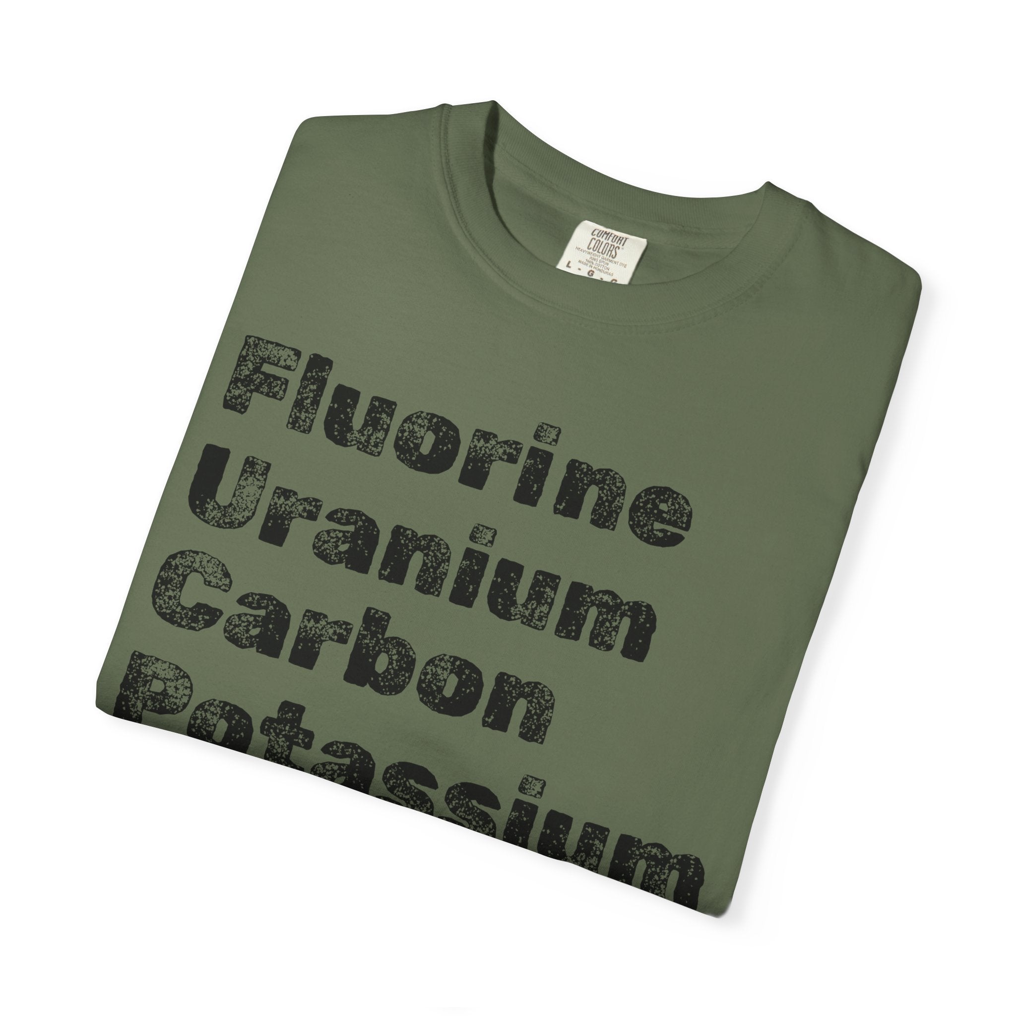 "Periodic Salt" Unisex Garment-Dyed T-shirt