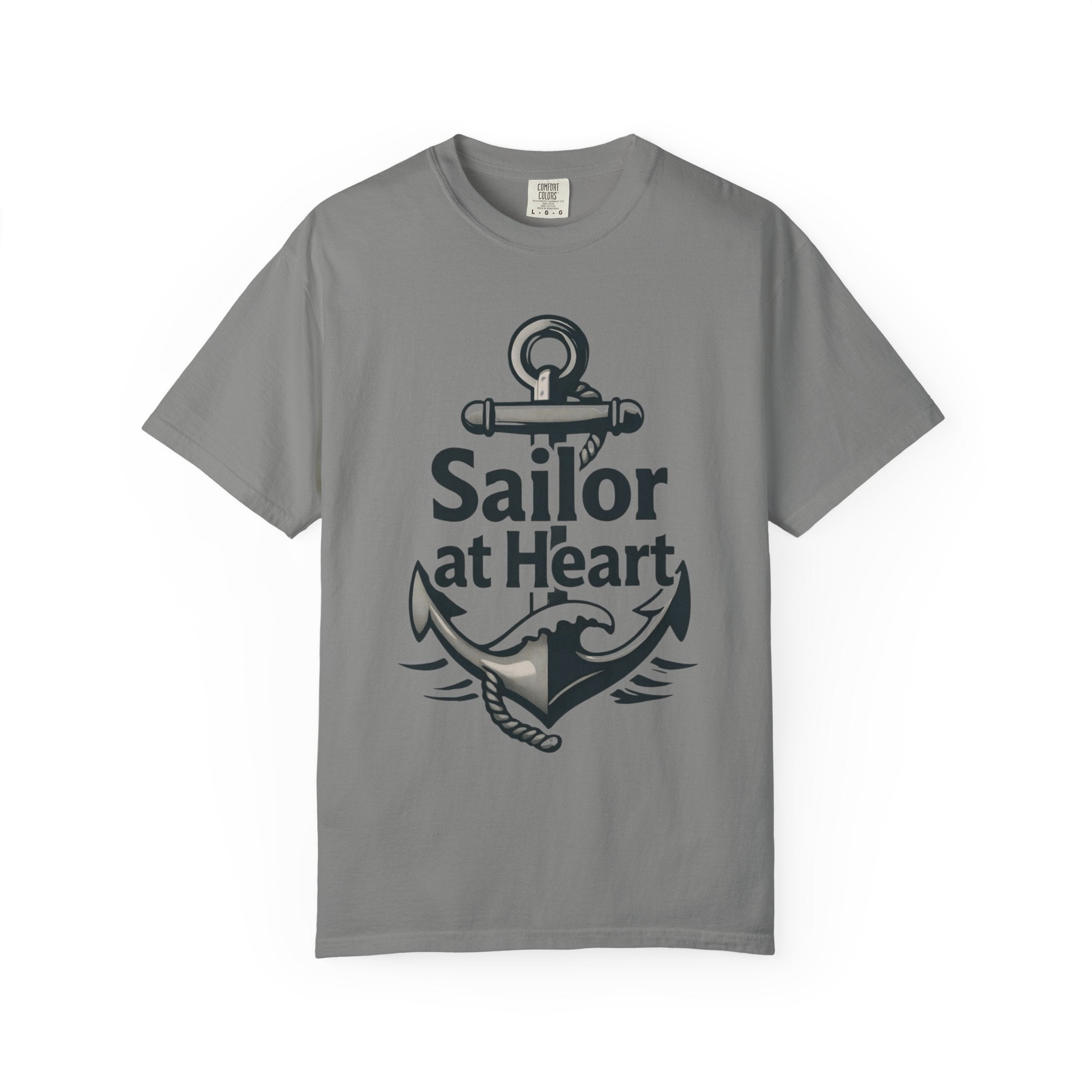 "Sailor at Heart-2" Unisex Garment-Dyed T-shirt