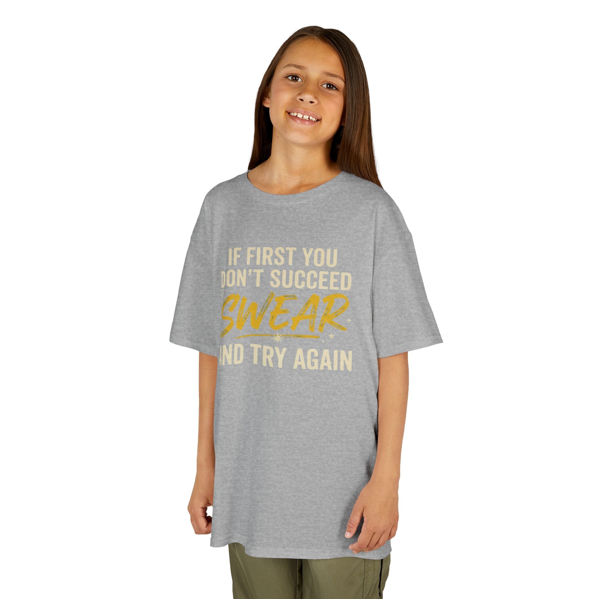 "Swear And Try Again" Kids Tee
