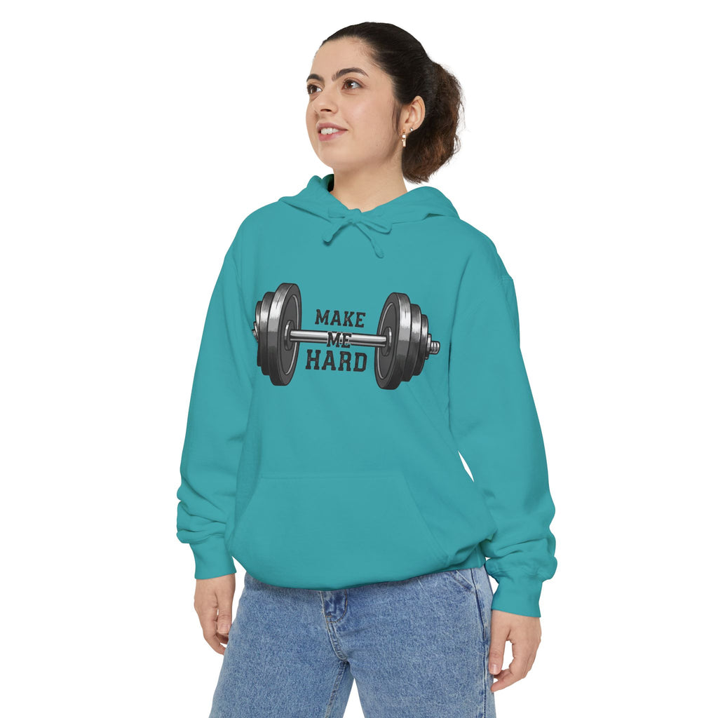 Make Me Hard - Morning Demands | Garment-Dyed Hoodie — AttitudeShirts