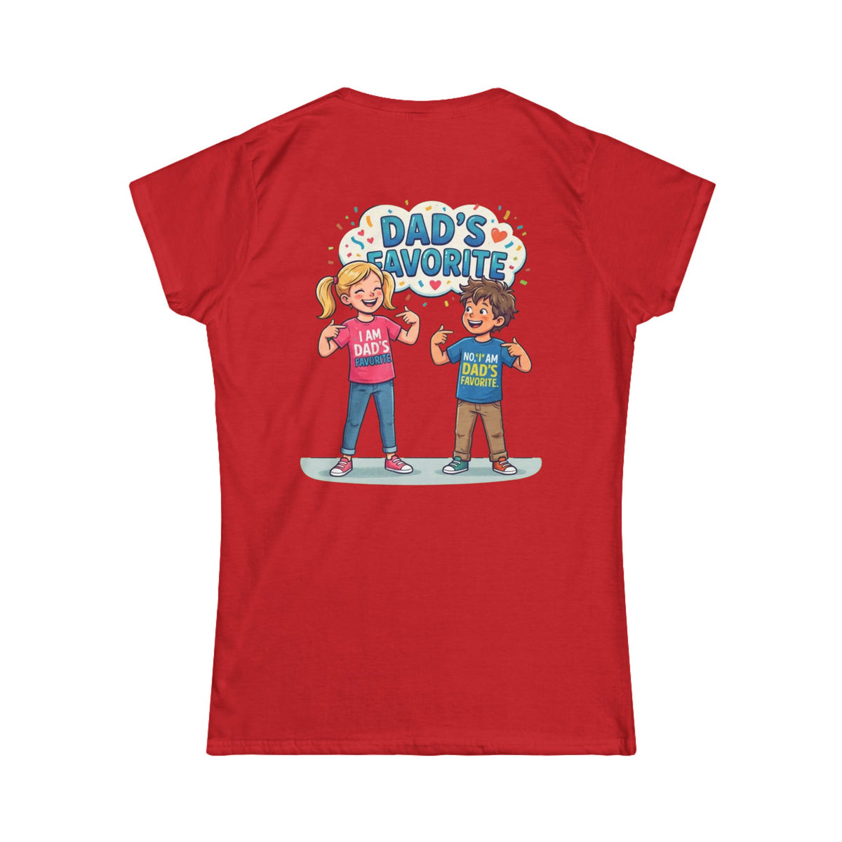 Color: Red | Dad's Favorite Women's Tee