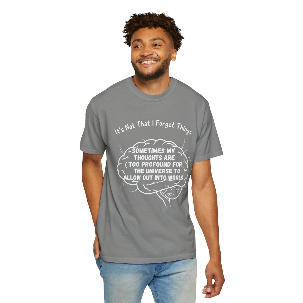 "Profound Thoughts 2" Unisex Garment-Dyed T-shirt