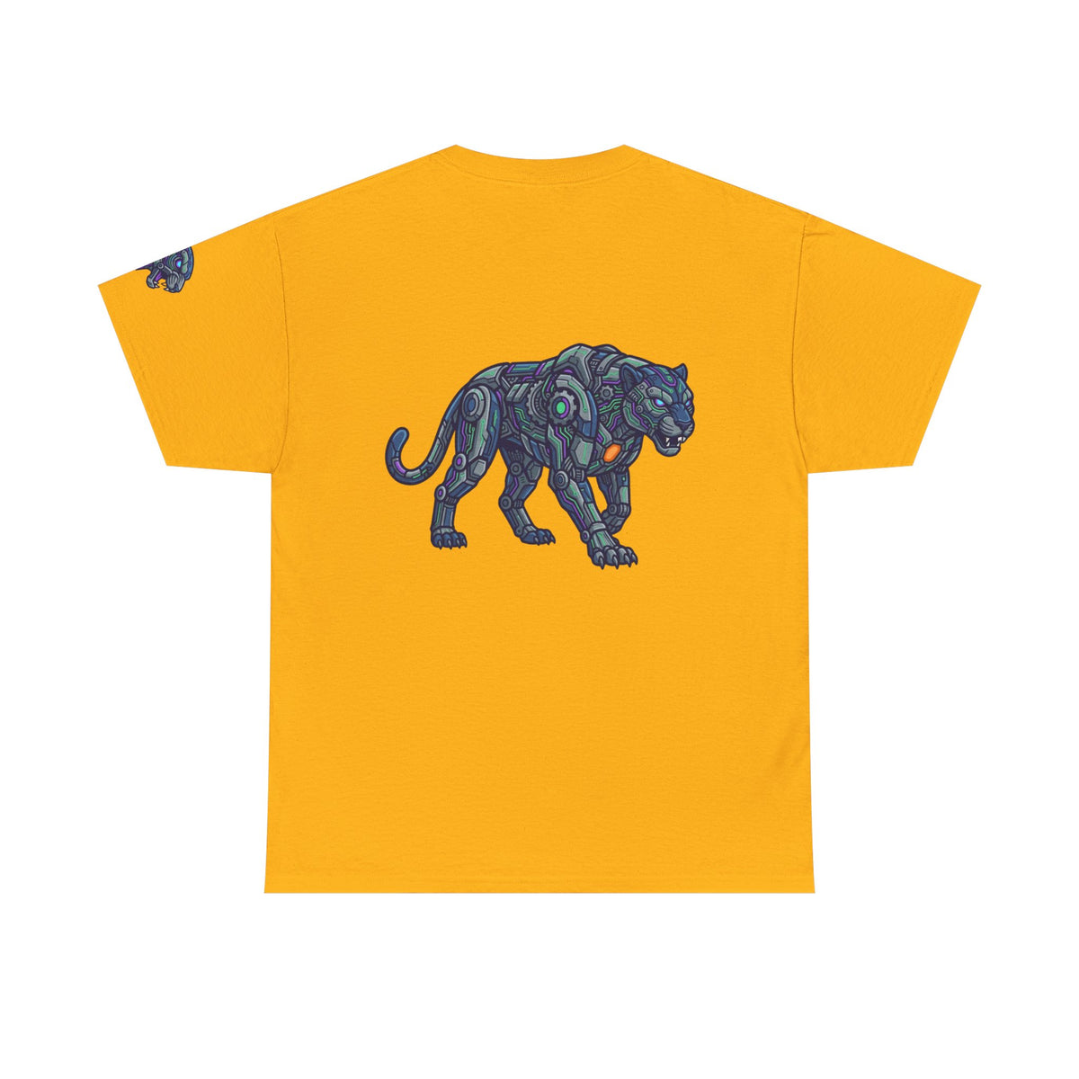 Color: Gold | Cyber Panther Premium Graphic Tee