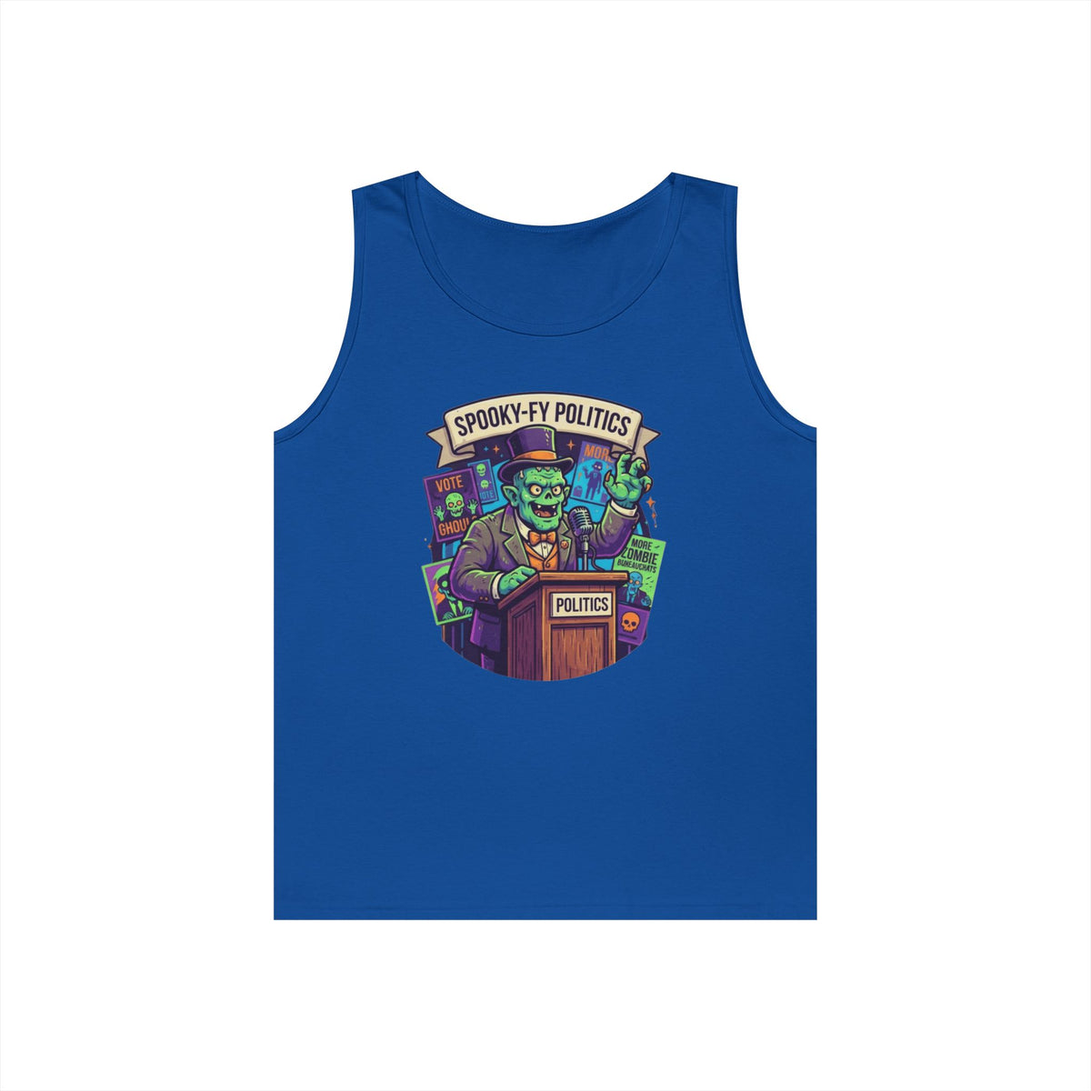Color: Royal | Spooky-Fy Politics Tank Top